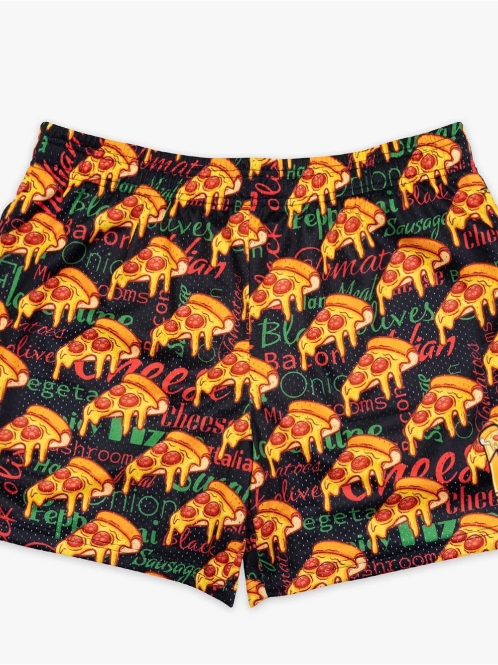 NWT Baseball Lifestyle 101 Pizza Youth Boys Shorts Size Youth Large
